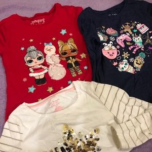 Girls Holiday Shirts
